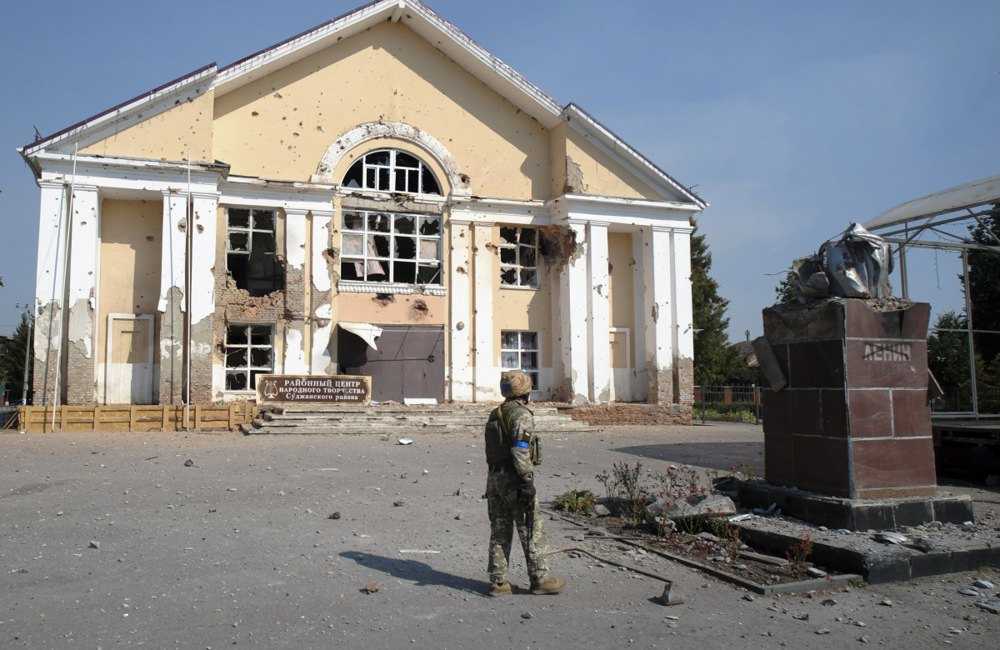 Військовослужбовець ЗСУ в Суджі, 21 серпня