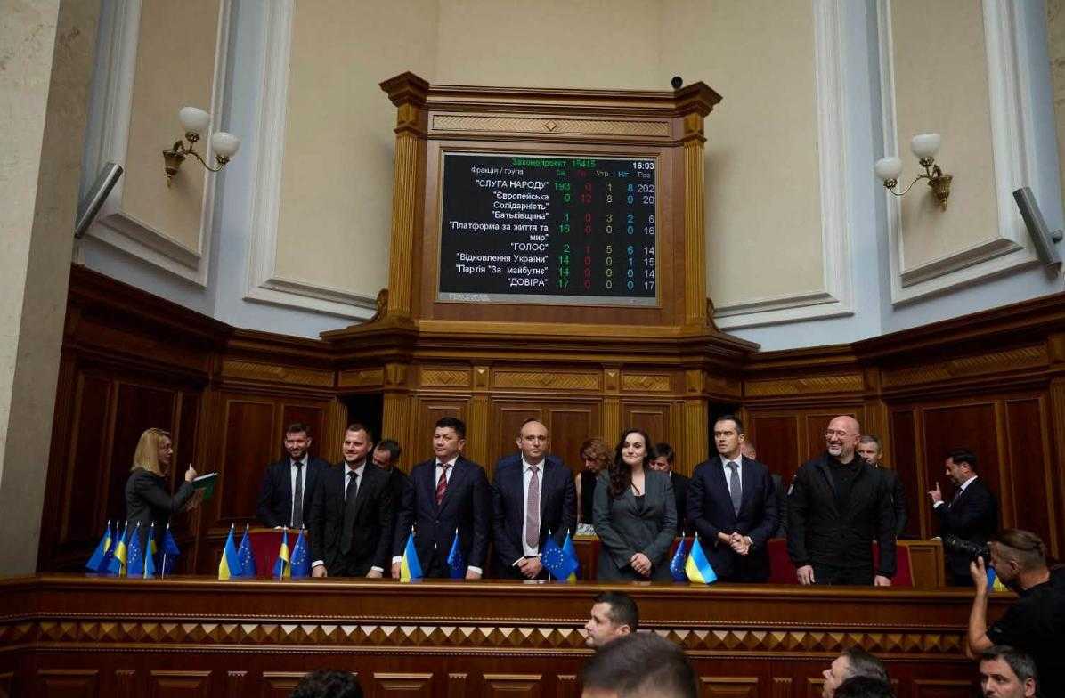 Парламент призначив новий уряд: хто увійшов до його складу.