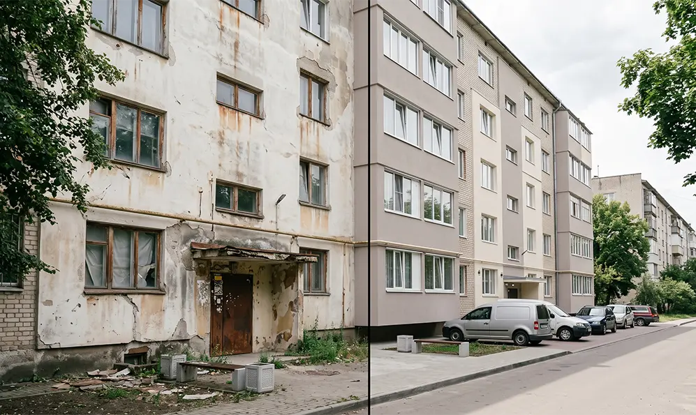 ОСББ Хмельницького: 7 років, міські програми, будинок оновлено.
