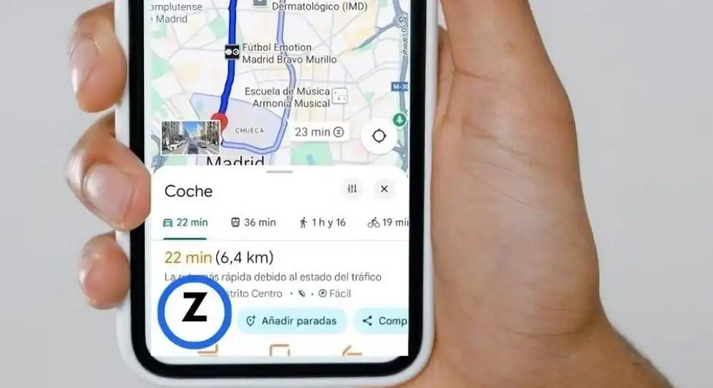 Google Maps: Символ "Z" сигналізує про важливі обмеження